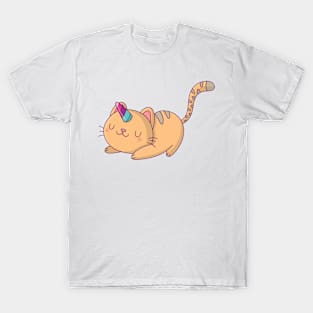 Cartoon Kitten | Tabby Cat T-Shirt